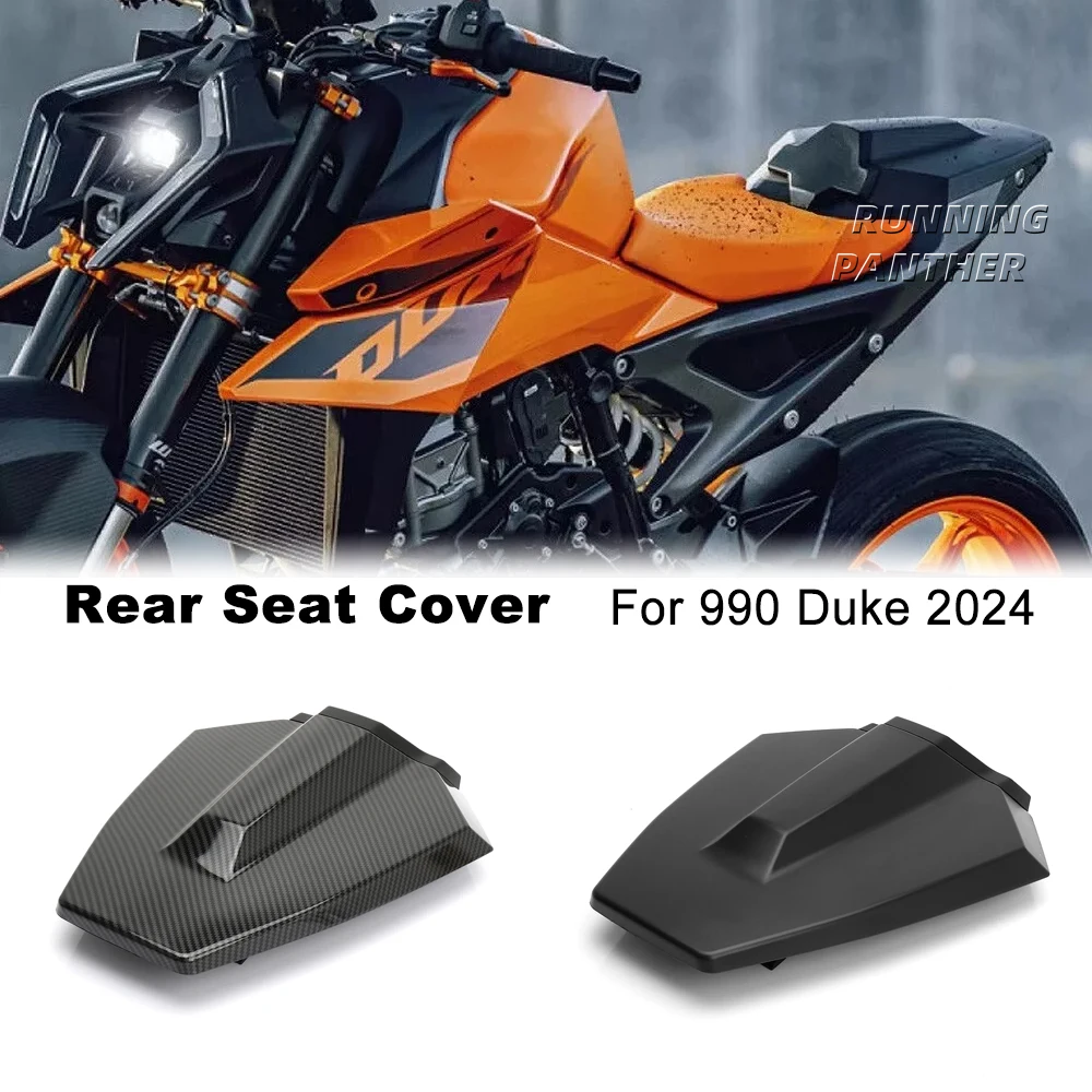 Motorcycle New Carbon Fiber Black Rear Hump Athletic Single Tail Cap Rear Seat For 990Duke 990 Duke 990DUKE 990 DUKE 2024