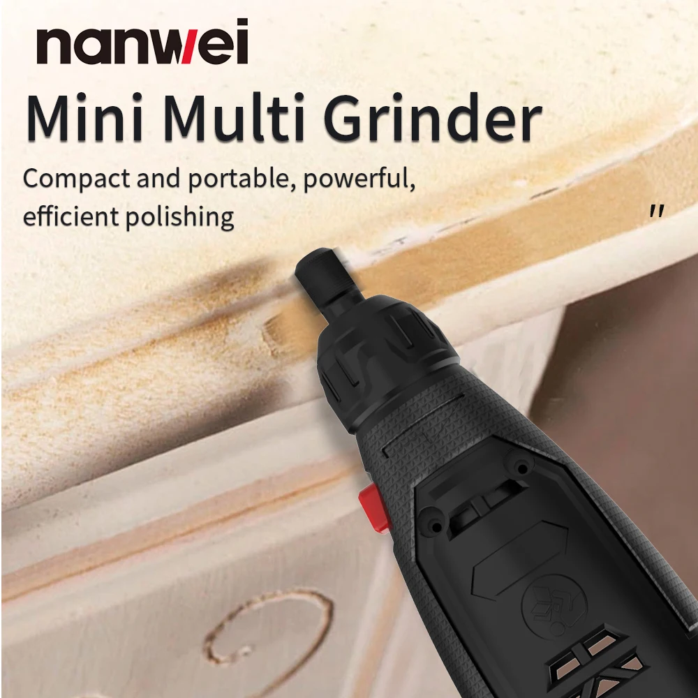 Imagem -03 - Nanwei Elétrica Moagem Máquina Handheld Pequeno Polimento Deus Electric Tool Grupo Micro Broca 12v