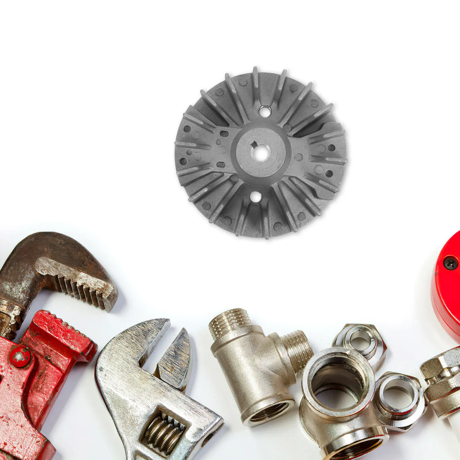 

1pc For 54Mm Screw Hole Spacing Engine Flywheel Replacement Lawn Mower Accessories Garden Tool Part
