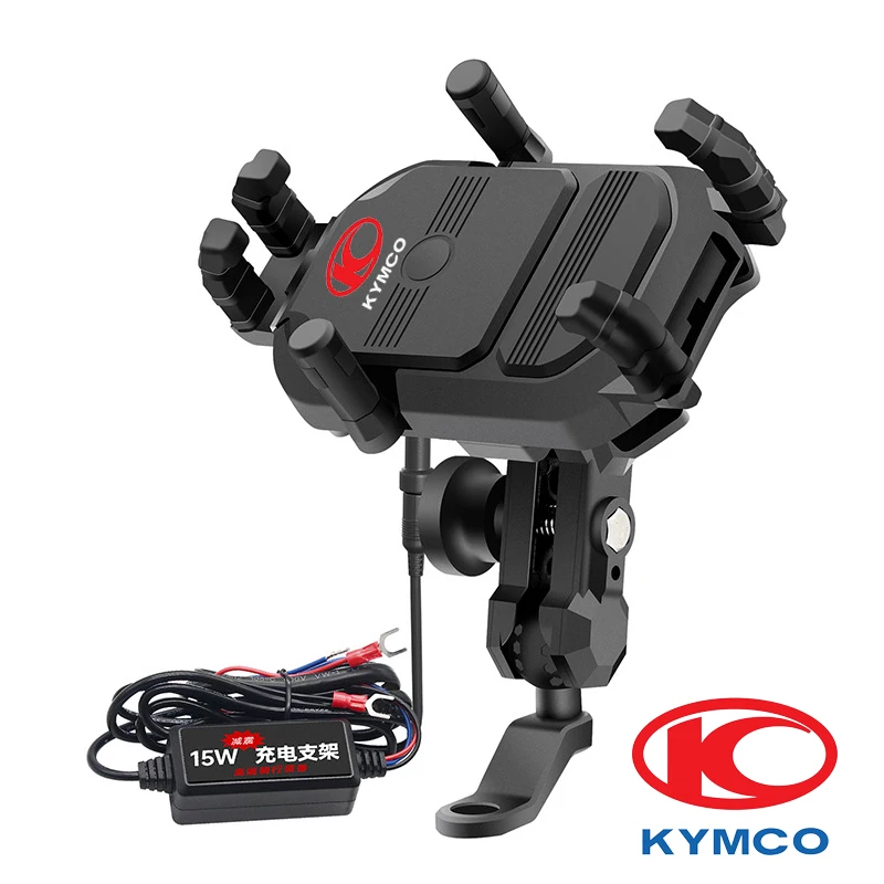 For KYMCO AK550 CT250 Xciting Downtown DT CK250T CK300T 500RI K-XCT Motorcycle Phone Holder Navigation Support Clip Bracket