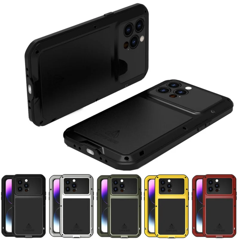 

Чехол из закаленного стекла для iPhone 14, 15 Pro Max