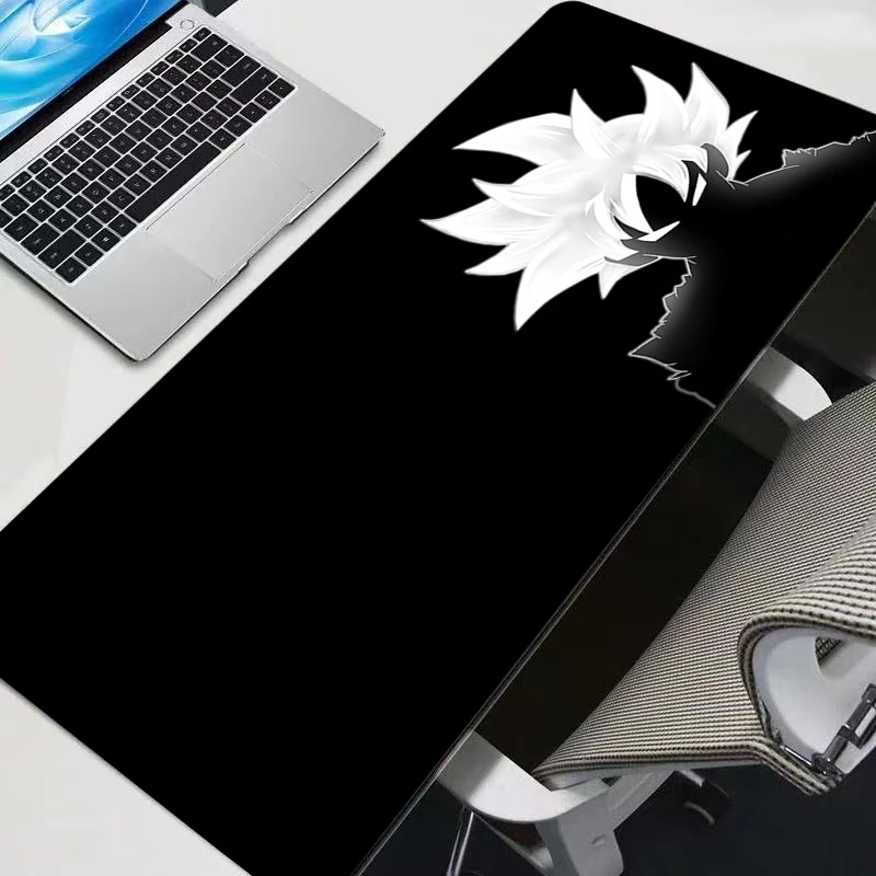 

New Black Mouse Pad DBZ Dragon Ball Z Professional ESports Game Players Speed Lock Edge Leather Game Desk Mousepad Keyboard Mat