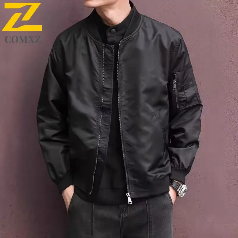 

COMXZ Мужская верхняя одежда, ветрозащитная высококачественная красивая ветровка для бега в тренажерном зале, куртка 2025 года, легкое удобное пальто для бега