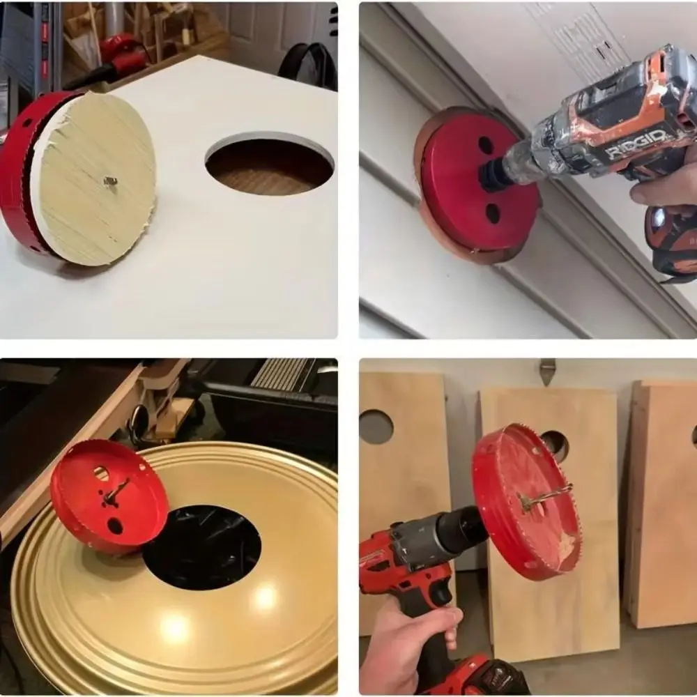 ไม้ HSS 6 นิ้วเลื่อยความต้านทานการสึกหรอ Professional M42 รูเปิด Bi-Metal มัลติฟังก์ชั่น เจาะ Bit Hole Saw ไม้