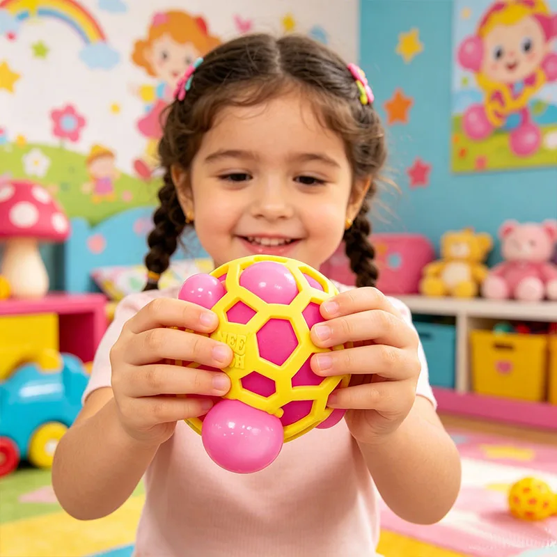 

Schylling NeeDoh Atomic Stress Relief Ball, Squishy Fidget Toy, Blind Box, Non-Toxic Sensory Play, Anxiety Relief Tool for Adults Kids, Party Gift