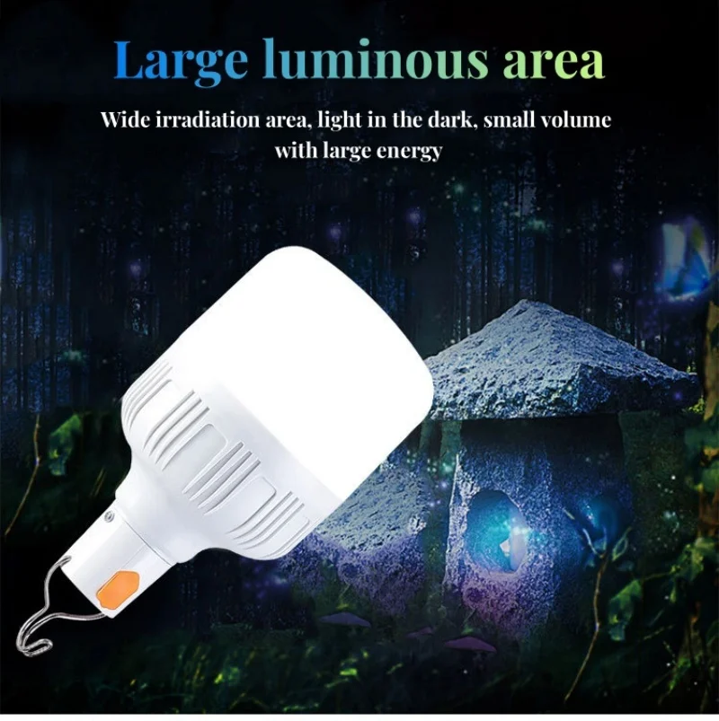 220W 170W 90W High Power LED Camping Light Portable USB Charge Lanterns Outdoor Emergency Camping Tent Lighting Lamp With Hook