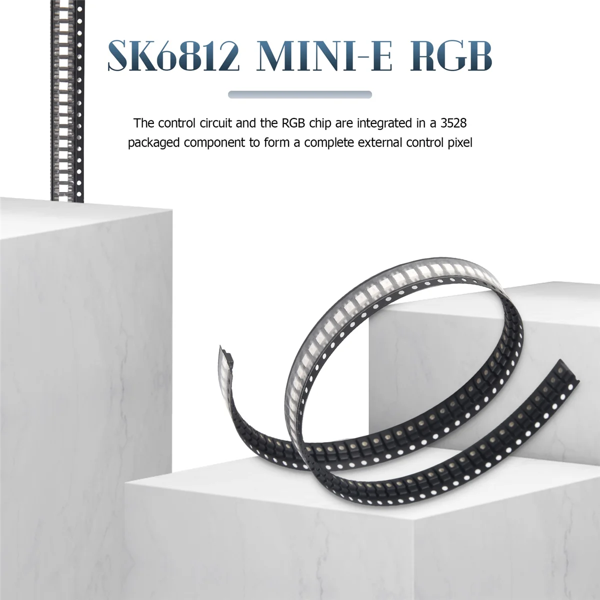 Продажи! 100 шт. SK6812 MINI-E RGB (аналогичный WS2812B) SK6812 3228 SMD пикселей светодиодный чип индивидуально адресуемый полноцветный DC 5 В