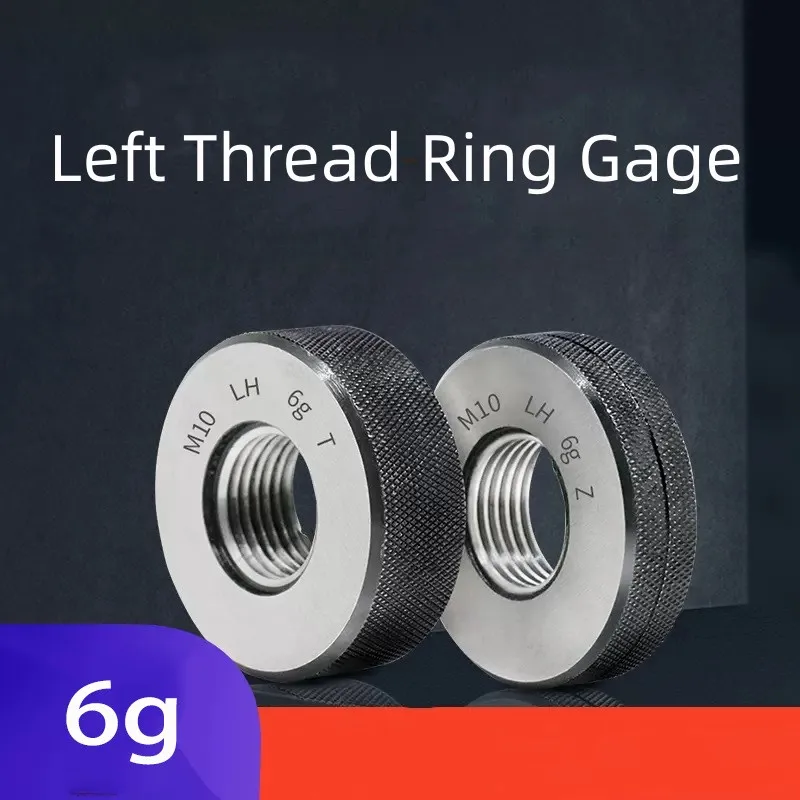 1 conjunto (1 * go + 1 * nogo) não padrão esquerda métrica fio de dente fino medidor de precisão 6g ferramenta de medida m2m3m5m8m10m12m14m16m18m20m22m34