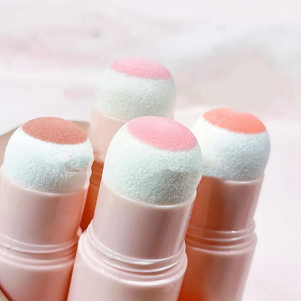 Sponge Blush Stick Waterproof Multi-purpose Cream Eyes&lips&cheek Blush Blush Cream Makeup Cheek Tint Balm Matte Pea R5v9