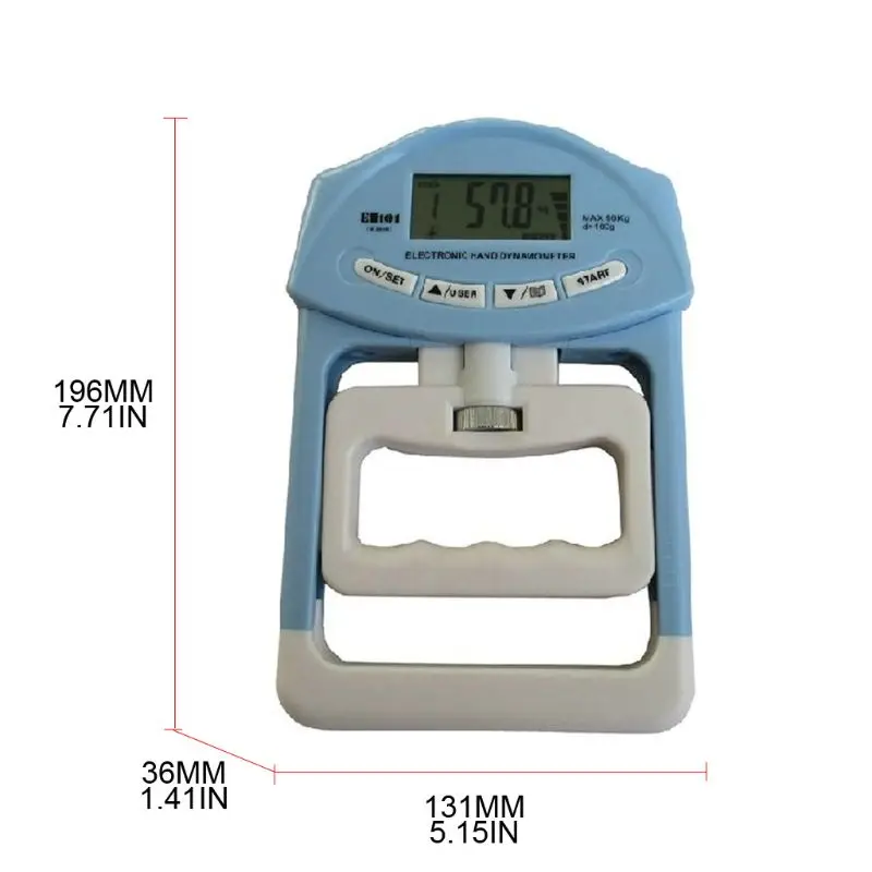 90kg Digital Hand Dynamometer High Accuracy Grip Strength Measurement Meter Dropship