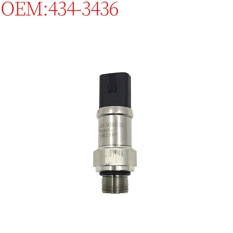 

Аксессуары для экскаваторов подходят для гидравлического насоса Caterpillar E320D, датчик высокого давления 40 МПа 434-3436 4343436