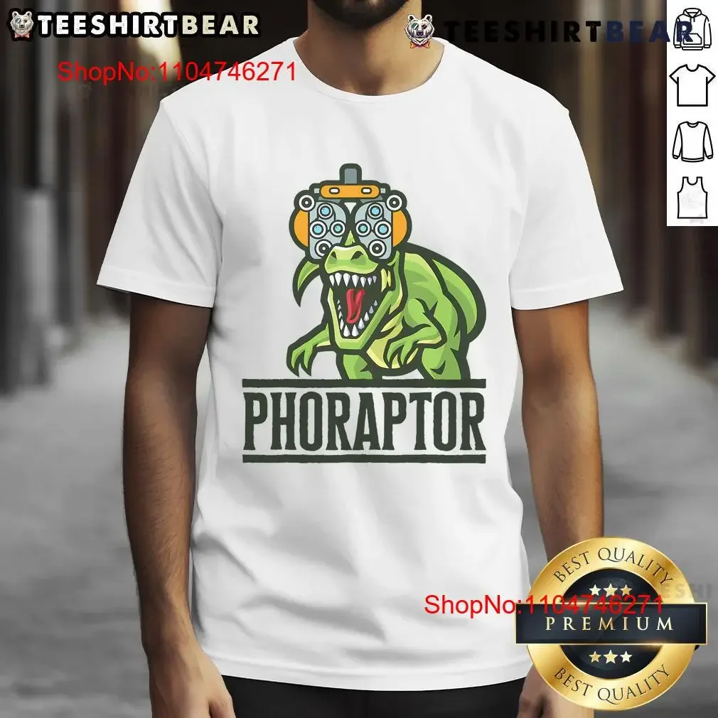 

Funny Optometry Machine Phoropter Optometrist Phoraptor T Shirt vintage Washed Comfortable Casual Soft Top For Everyday Wear