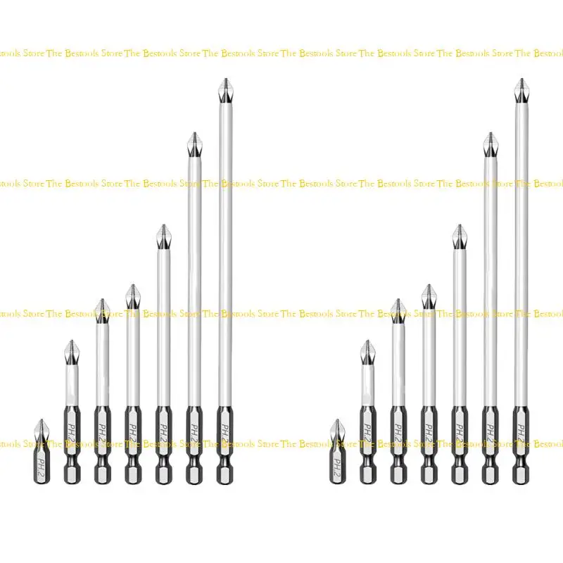 

12PF MultiFunction Power Screwdriver Bit 6.35mm Shank Design S2 Alloy Steel for Home Repair Professional Assembly