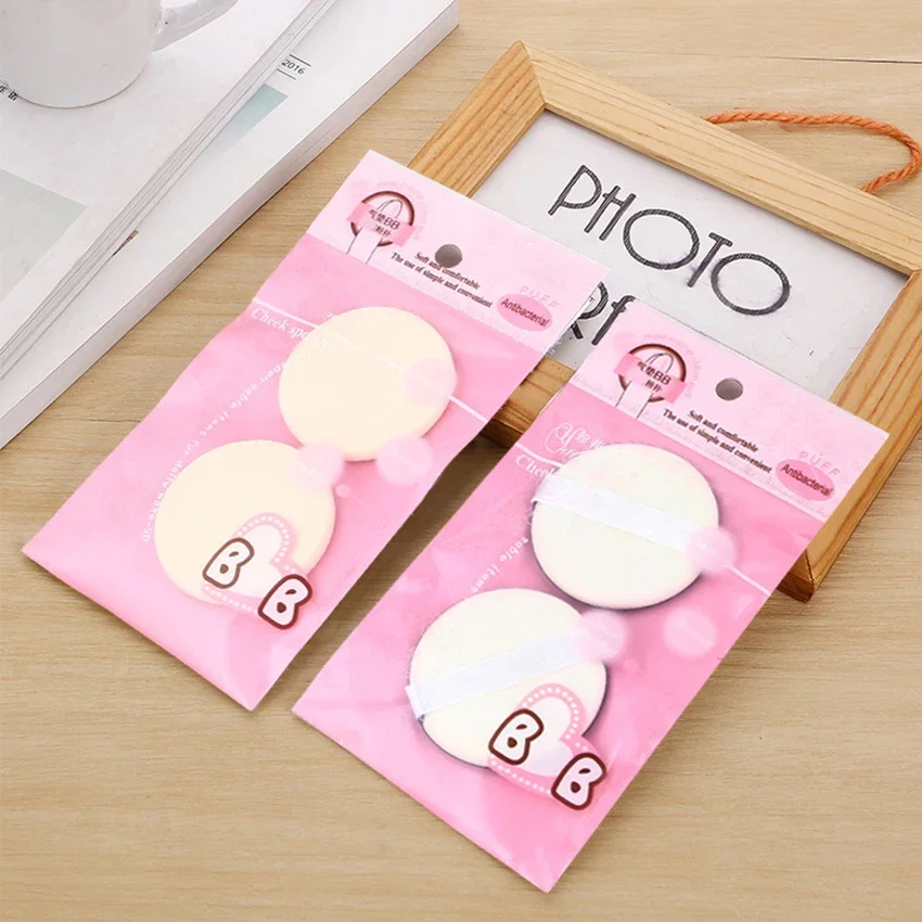 2ชิ้น/เซ็ตเครื่องสำอางค์พัฟฟองน้ำ Air Cushion BB แป้งพัฟ Pads,แต่งหน้า Foundation ครีมฟองน้ำแป้งพัฟ