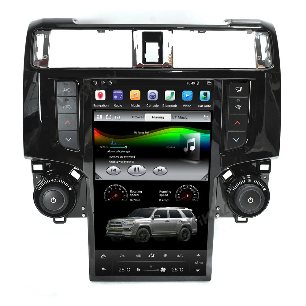 64G Android 13 Car Multimedia Player For Toyota 4Runner 2009-2019 Car Radio GPS Navigation Auto Stereo Receiver Head Unit