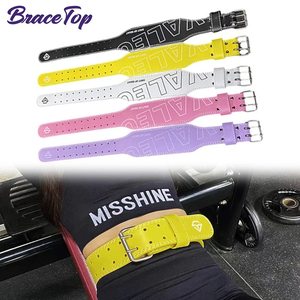 Weight Lifting Belt  Men Women,UV Leather Gym Belt  Weightlifting,Powerlifting,Strength Training,Squat or Deadlift Workout Yoga