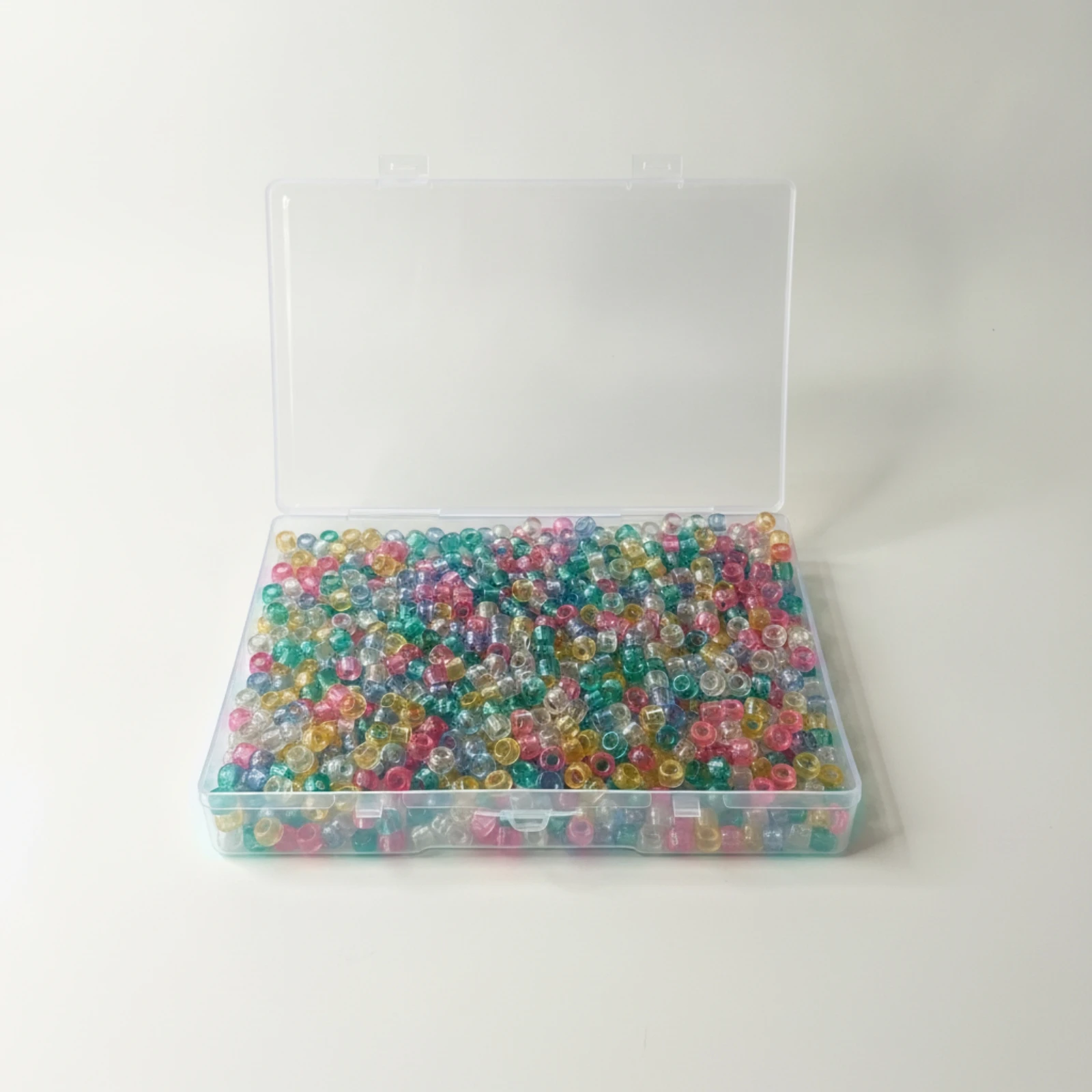 1000 Pieces Glow in the Dark Beads Translucent Luminous Beads Mixed-Color Round for Crafters, Jewelry Making, Craft Projects