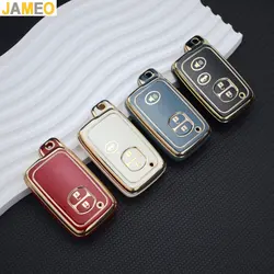 2 3 4 Buttons TPU Car Key Case Cover for Toyota Camry Prius Land Cruiser Prado 150 Crown for Subaru Foreste XV Holder Shell Fob