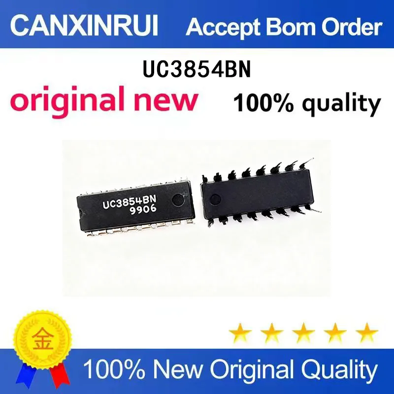 (5-100 Pieces) New original UC3854BN UC3854N DIP-16 power factor correction power chip IC
