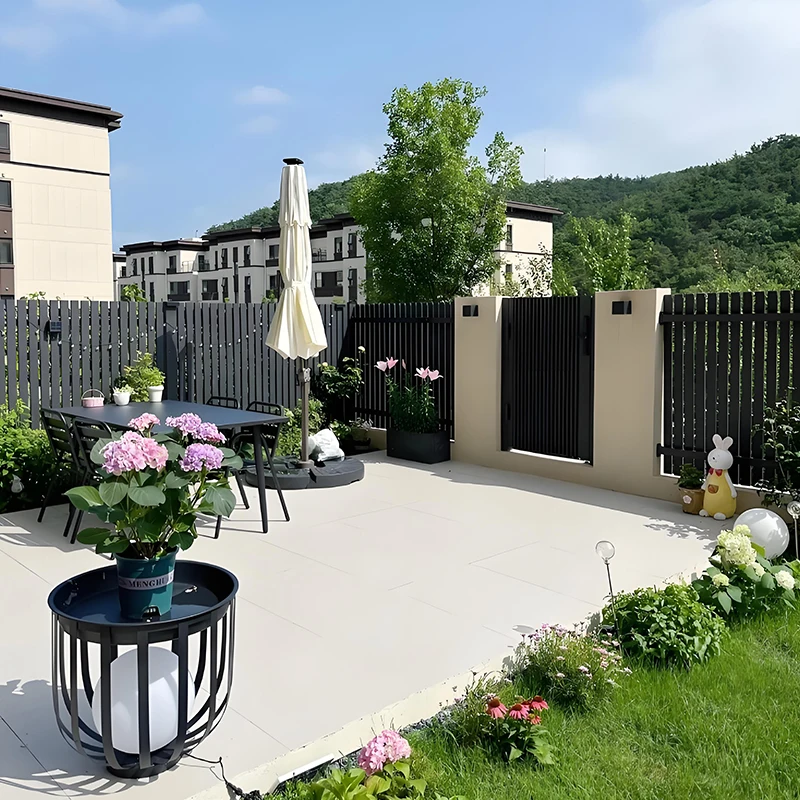 Rustproof Aluminium Boundary Fence Panels Hot Seller Aluminium Slat Fence Panel Kit Horizontal Aluminium Slats Fences for House