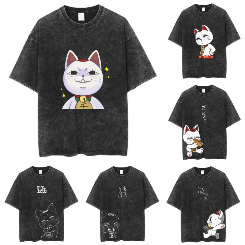 

Y2K Aesthetics DAND Dingdang Cat Tops&Tees Anime High Speed Casual Cotton Short Sleeved T-shirt Men Women Loose Top Girl Tee New