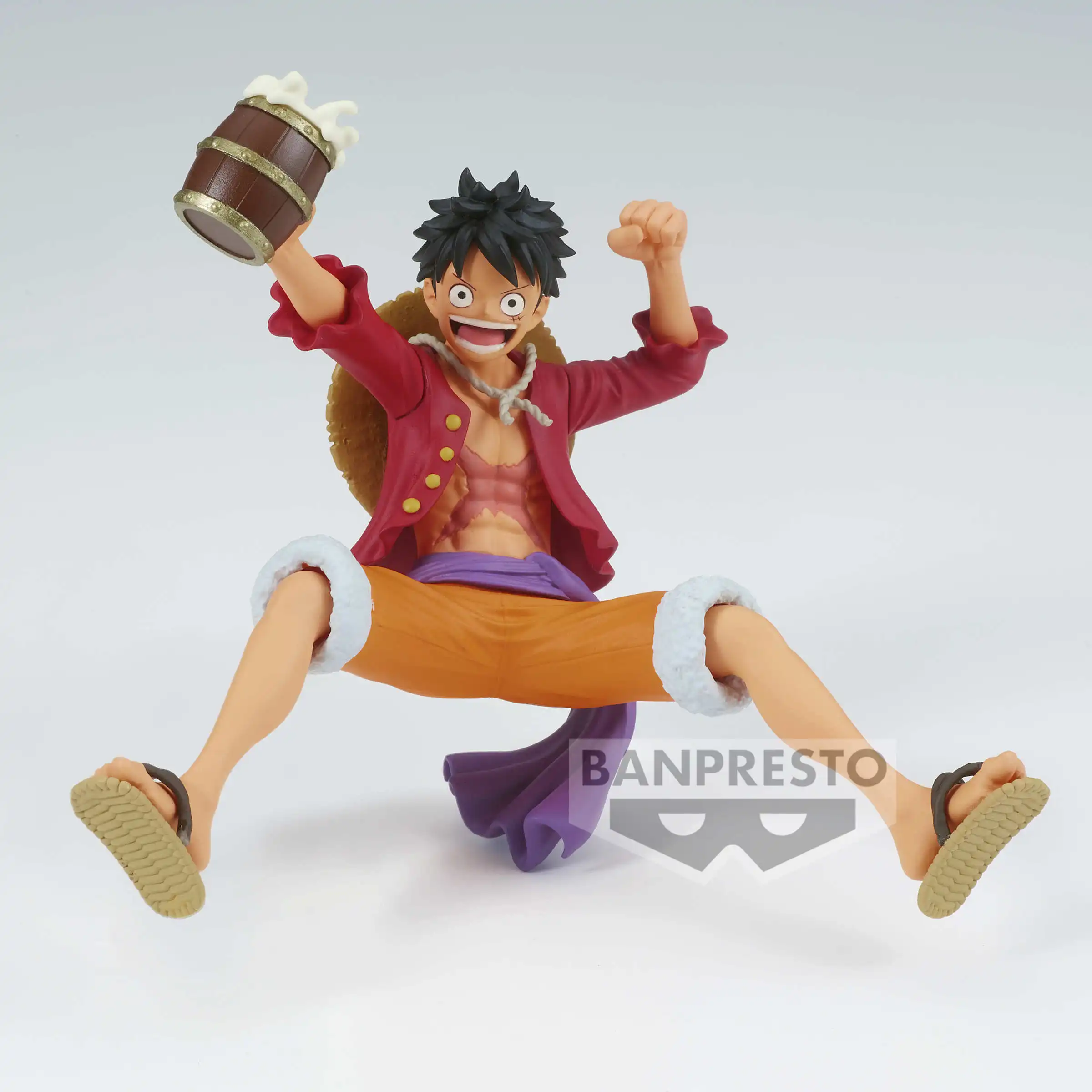 

Bandai Glasses Factory One Piece Animation Partners Have A Banquet Banquet Luffy Can Move Hand Desk Decoration