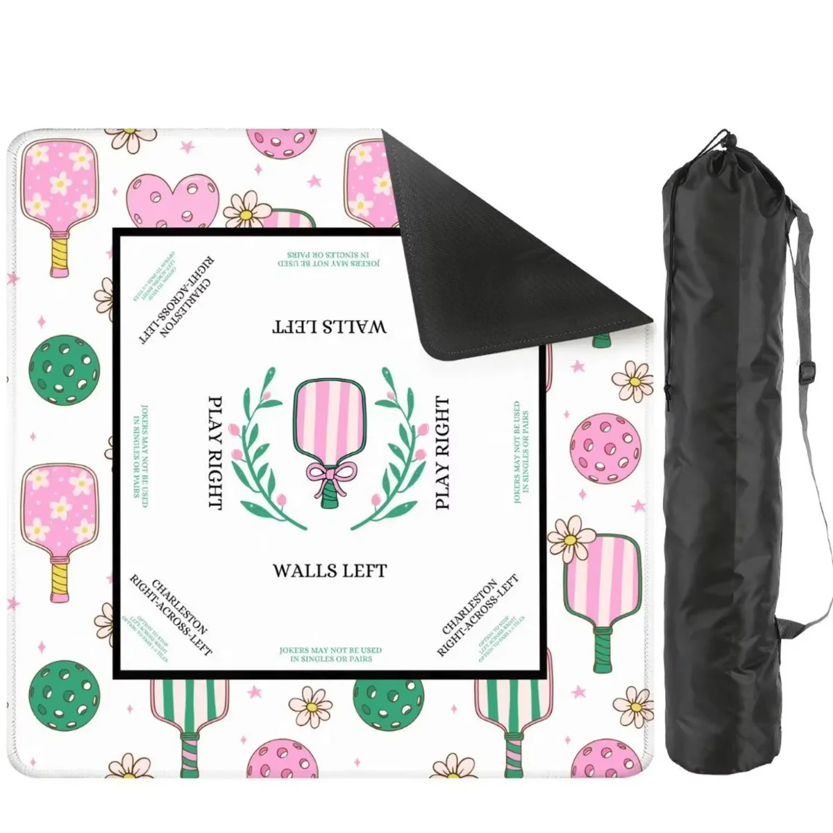 Luxury Modern High Quality American Mahjong Mat Waterproof Wear Resistant Foldable Durable Portable Pad for Daily Table Game