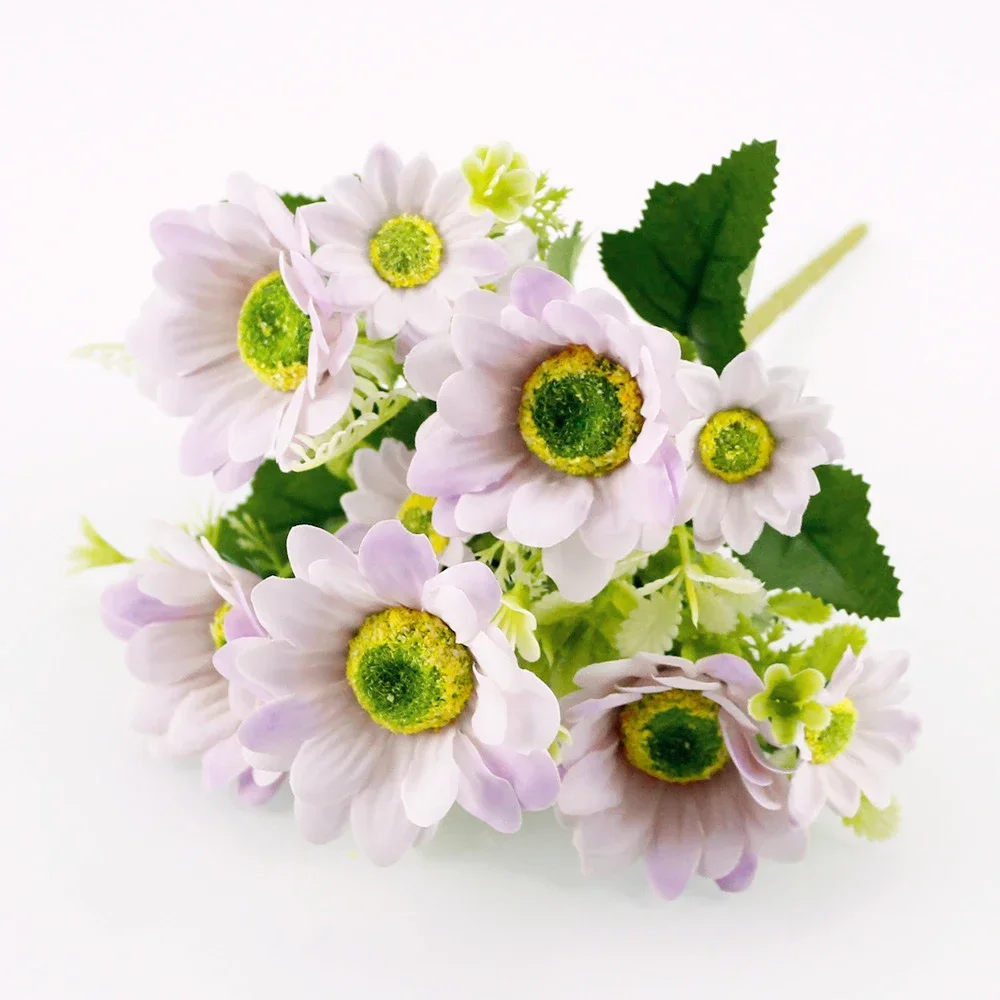 

Small Daisy Simulation Flower Silk Cloth Accessories Simulation Flower Arrangement Single Diy Indoor Plant Wall Decoration