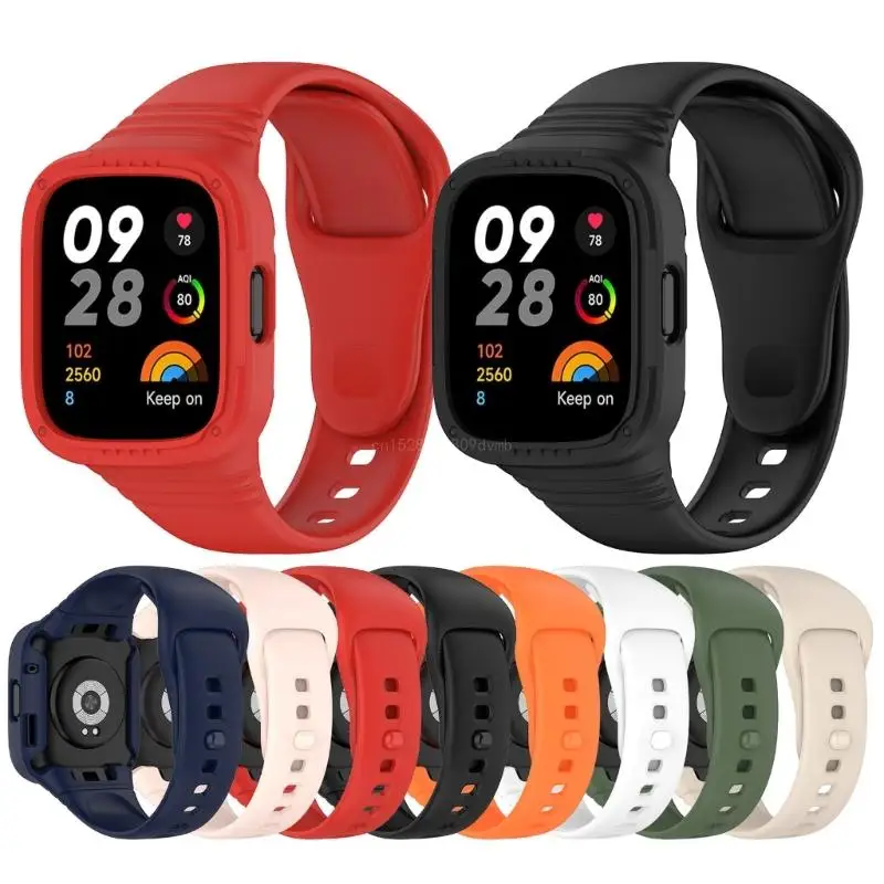 Bands For Redmi Watch3 Replacement Wristbands Accessory Colourful Silicone Bracelets Quick Release Strap