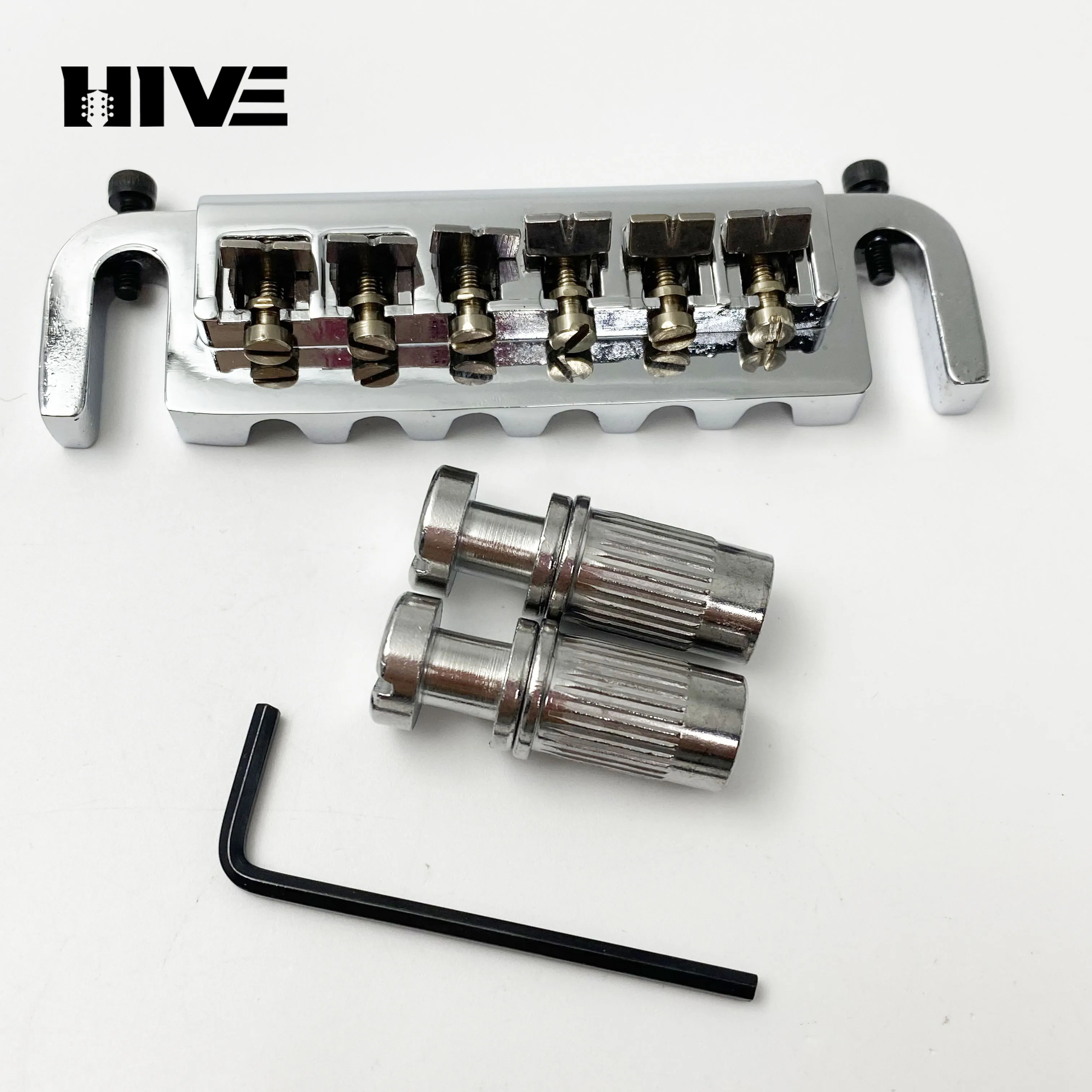 LP Electric Guitar Bridge Integrated LP Guitar String Bridge Electric Guitar Drawstring Plate - view 2