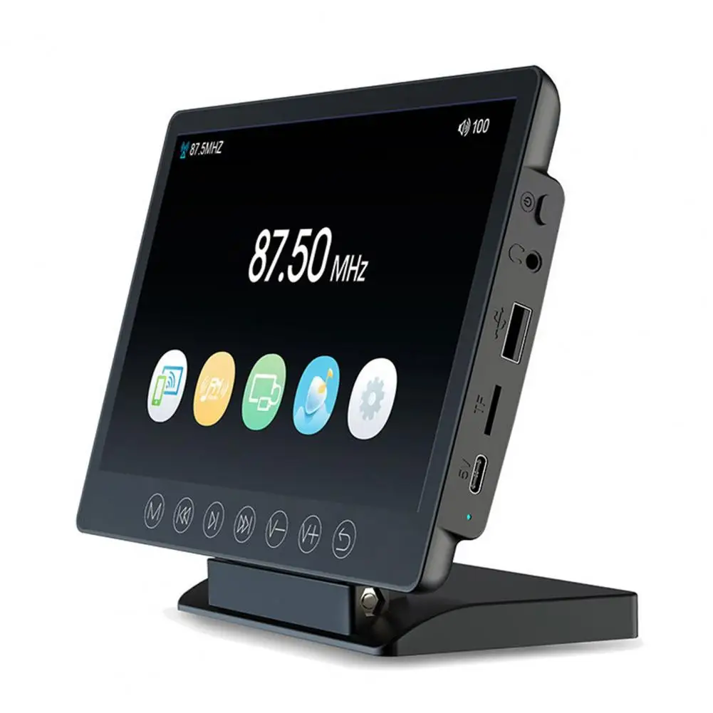 Car Video Display 1 Set Convenient LCD Screen Wide Compatibility Portable Car TV Monitor Tablet Auto Accessories