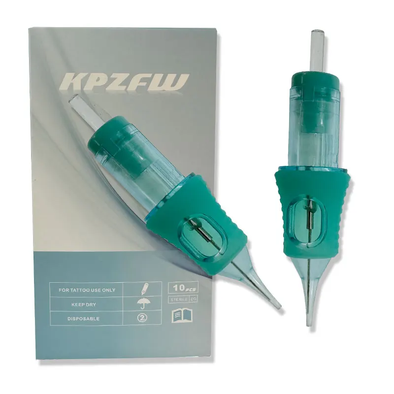 10PCS/Box Tattoo Cartridge Needles Tip Permanent Makeup Micropigmentation MTS Eyelinver Machine Kit Eyebrow Microblading