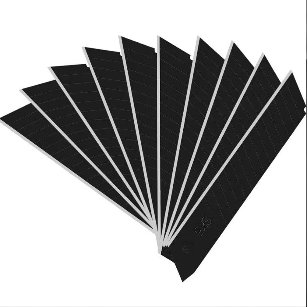 Imagem -04 - Faca Utilitária Retrátil de Cortador de Caixa Bolso Snap-off Corte de Papel de Corda Lâmina de 25 mm 50 Pcs Aço Inoxidável Sk5