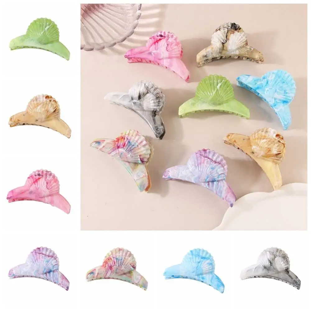 Hair Grab Clip Acetate Shell Hair Clips Acetic Acid Korean Style Acetic Acid Barrettes Hairpin Beach Headwear