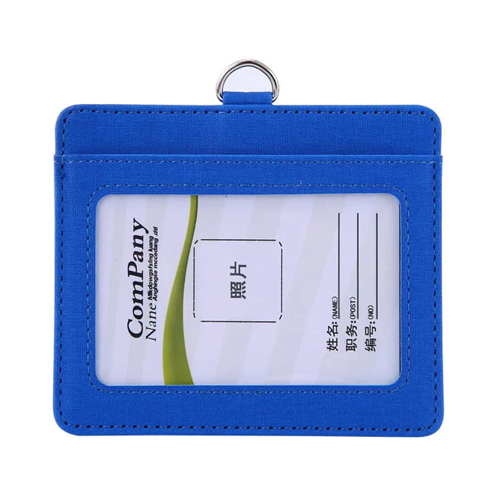 Card Badge Holder Credit Cards Bank ID Card Holder Hospital School Bus Card Cover HD Transparent Card Cover Office Accessories