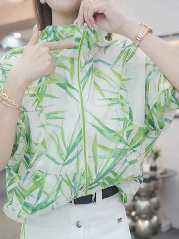 ملابس خارجية نسائية فضفاضة غير رسمية طويلة بقلنسوة وسحاب تصميم أنيق مضاد للأشعة فوق البنفسجية لخريف 2025 Sle Ele ملابس خارجية مضادة للرياح