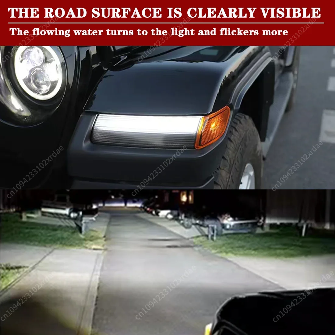 أنظمة إضاءة السيارات الجديدة 12 فولت Led ضوء النهار الجري بدوره مصباح إشارة لسيارة جيب رانجلر Jl 2018 +