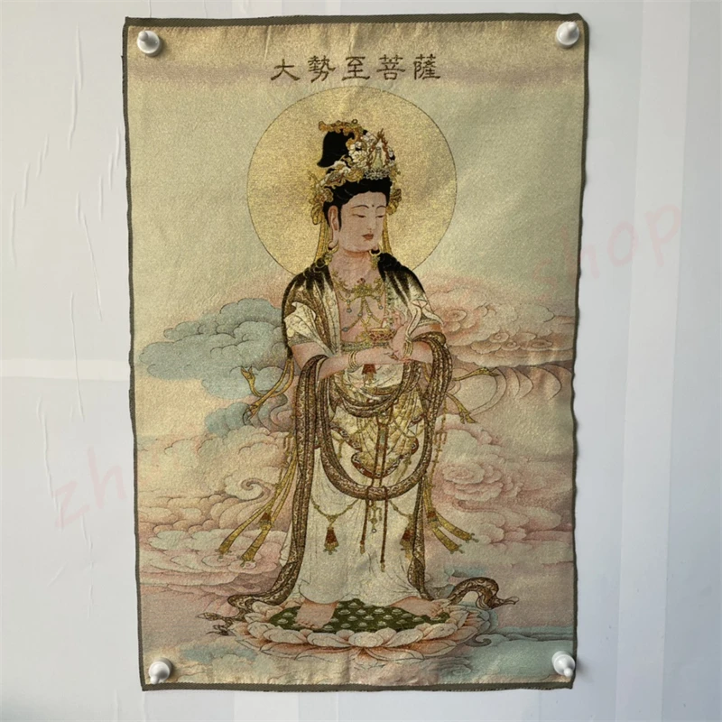 

Auspicious Thangka, The great trend is coming, Bodhisattva, Exquisite home decoration with traditional folk culture