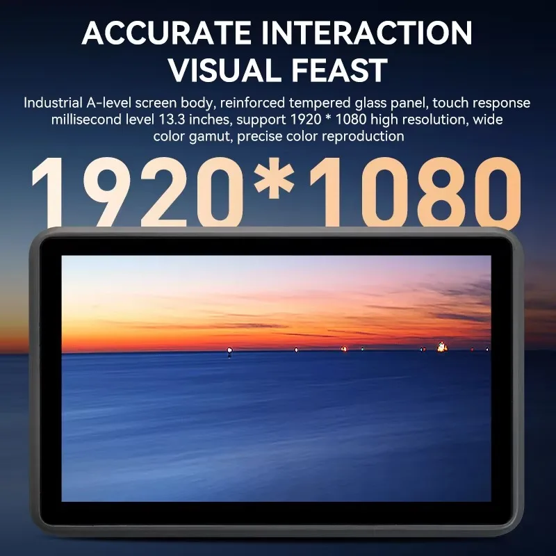 7‑21.5 Inch Waterproof PCAP Touch Screen Monitor HD 1920*1080 TFT LCD Industrial Display