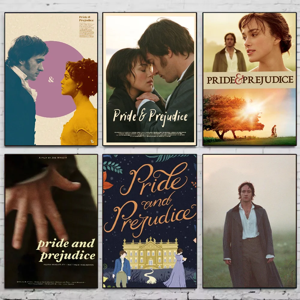 ملصق P-Pride & P-Prejudice عالي الدقة جدار لاصق مقاوم للماء لغرفة المعيشة المنزلية وغرفة النوم والديكور الجمالي