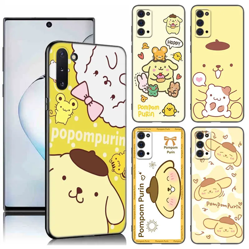 Cute Sanrio Pompompurin Case For Samsung M30 M31 S Note 10 Lite 20 M04 M13 M32 M14 M23 M33 M34 M42 M52 M53 M54 M11 M12 M21 M22