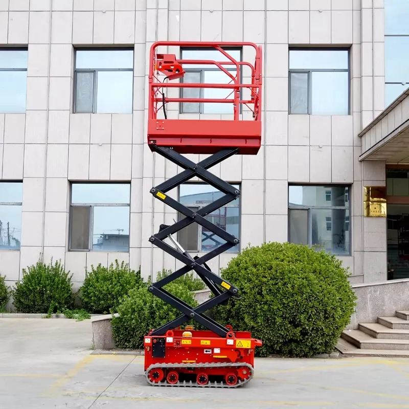 Premium Quality Warehouse Mobile Scissor Lifter Electric Operated Elevating Platform