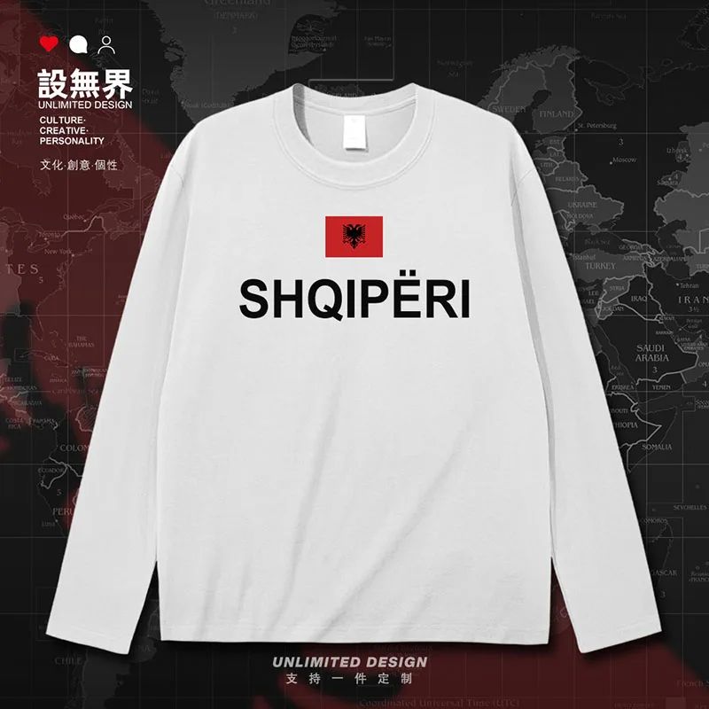 Republic of Albania ALB Albanian mens t shirt printed brands tracksuit tees tops meeting fashion sports gyms clothes summer