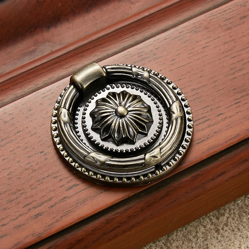 Wooden Furniture Handles Hanging Hooks Classic Pulls Zinc Alloy Medicine Cabinet Knob Wardrobe Drawer Cupboard Door Hardware