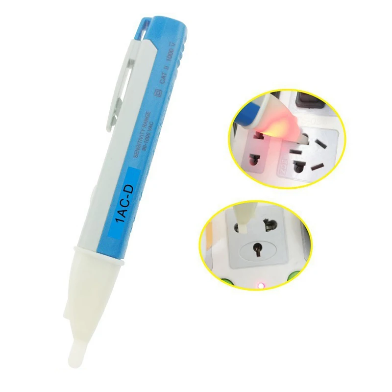 Voltage Indicator 90-1000V Pen Voltage Tester AC Current Tester LED Voltage Detector Sensor Tester Pen Electrician Tool