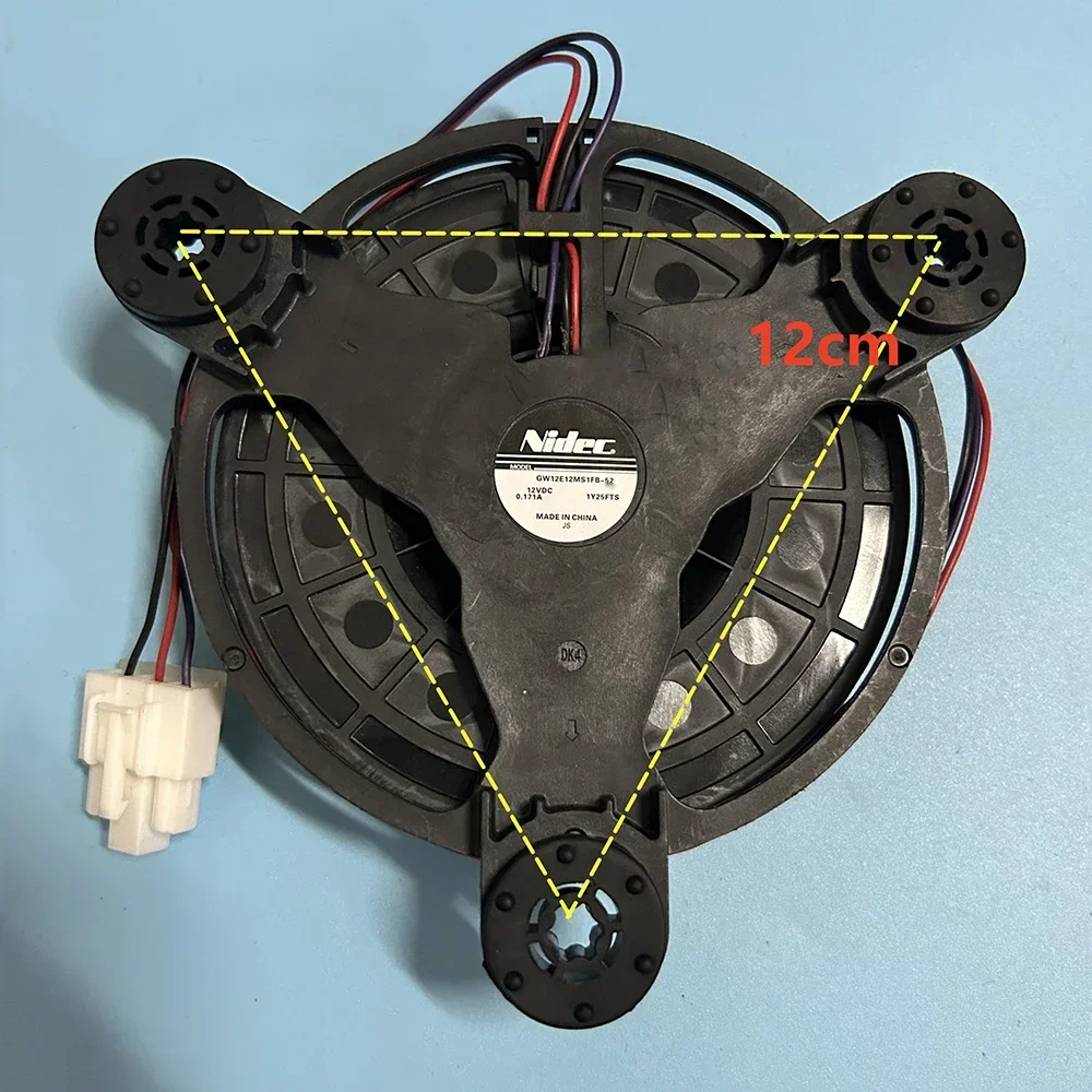 NEW Fan GW12E12MS1FB-52Z96 DC12V 0.171A Brand For Sea Letter Refrigerator Fan Motor Nidec Refrigeration Cooling Fan