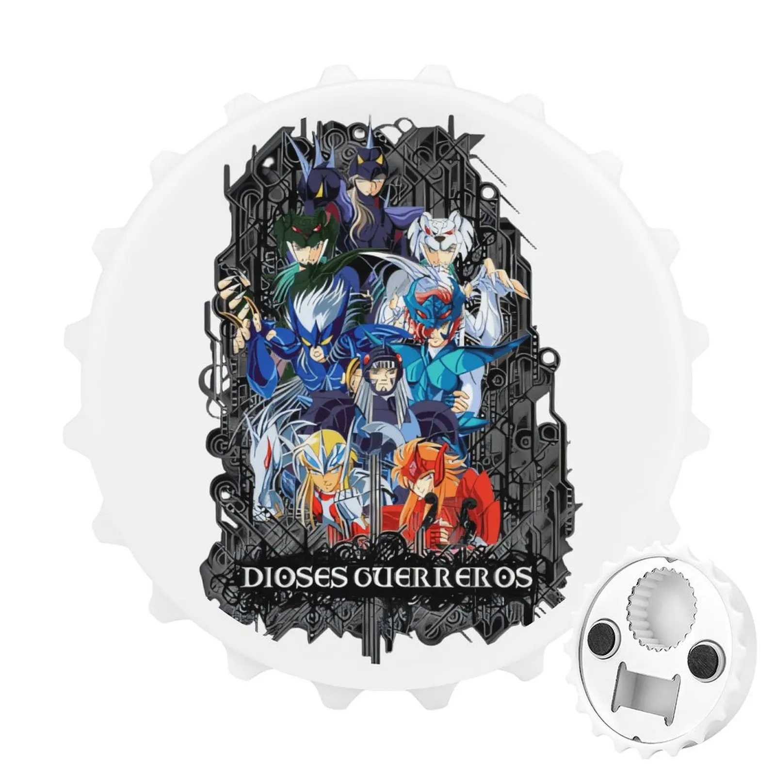 

Refrigerator Magnet Bottle Opener Magnetic Attraction Alloy God Warrior Hiruda Freya Siegfried Hagen Thor Fenrir Syd Mimir Goods