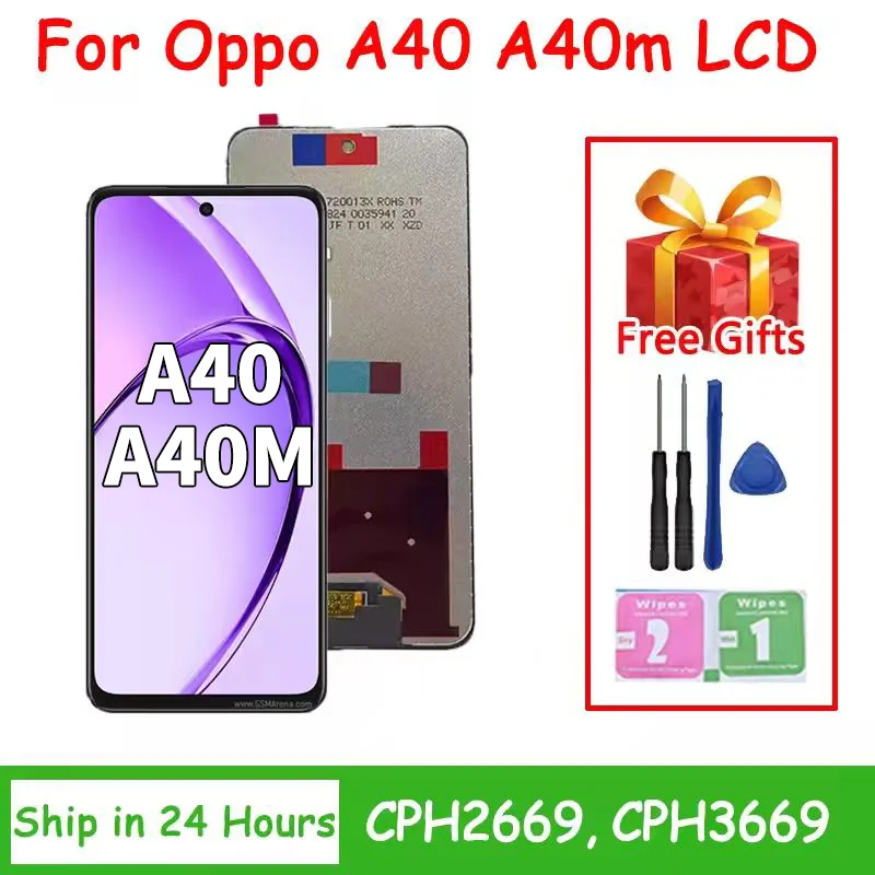6.67“IPS LCD For Oppo A40 CPH2669 LCD Display Touch Screen Digitier For Oppo A40m CPH3669 Display Replacement