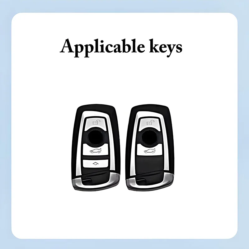 Car Remote Key Case Cover Shell Fob For BMW 1 3 5 7 Series X1 X3 X4 X5 F10 F20 F30 F18 F25 M3 M4 E34 E36 Keyless Accessories