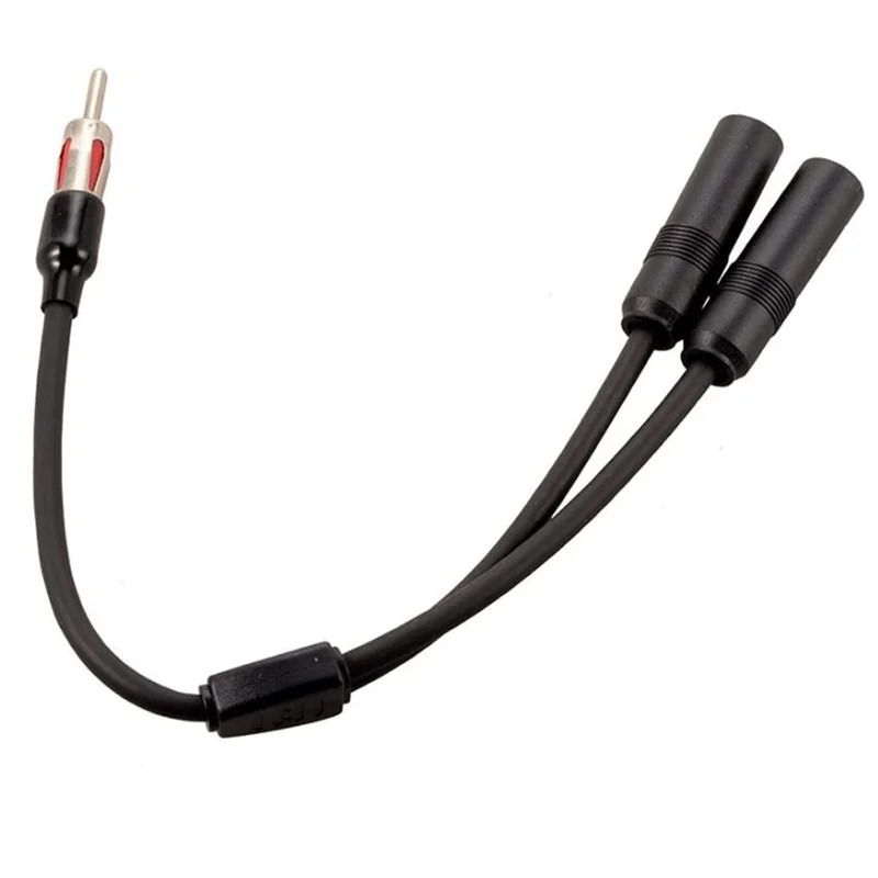 AA08-Antenna Cavo di prolunga da 1 maschio a 2 femmine Antenna di conversione radio da 1 in 2